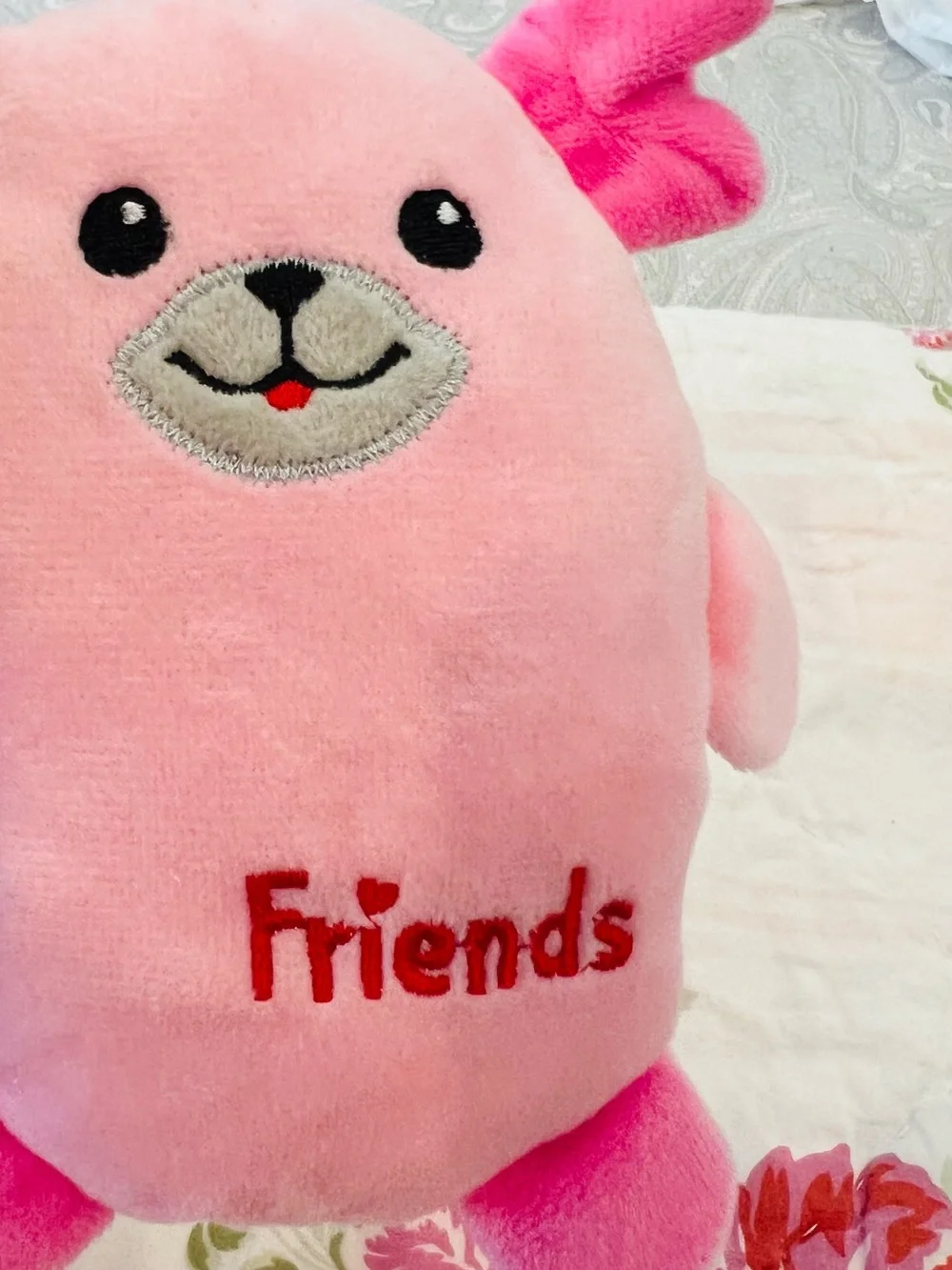 7 stuffed animals bundle Pink Plush Poodle with Polka Dot Bow